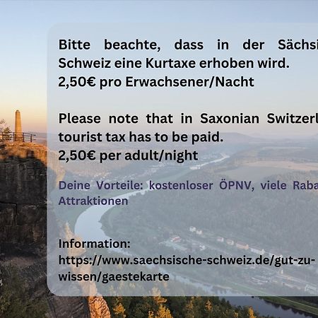 Uo3 - Urlaubsmagie- Urlaubsoase Mitten In Sebnitz Exteriér fotografie