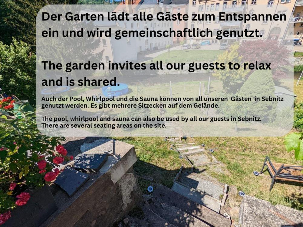 Uo3 - Urlaubsmagie- Urlaubsoase Mitten In Sebnitz Exteriér fotografie